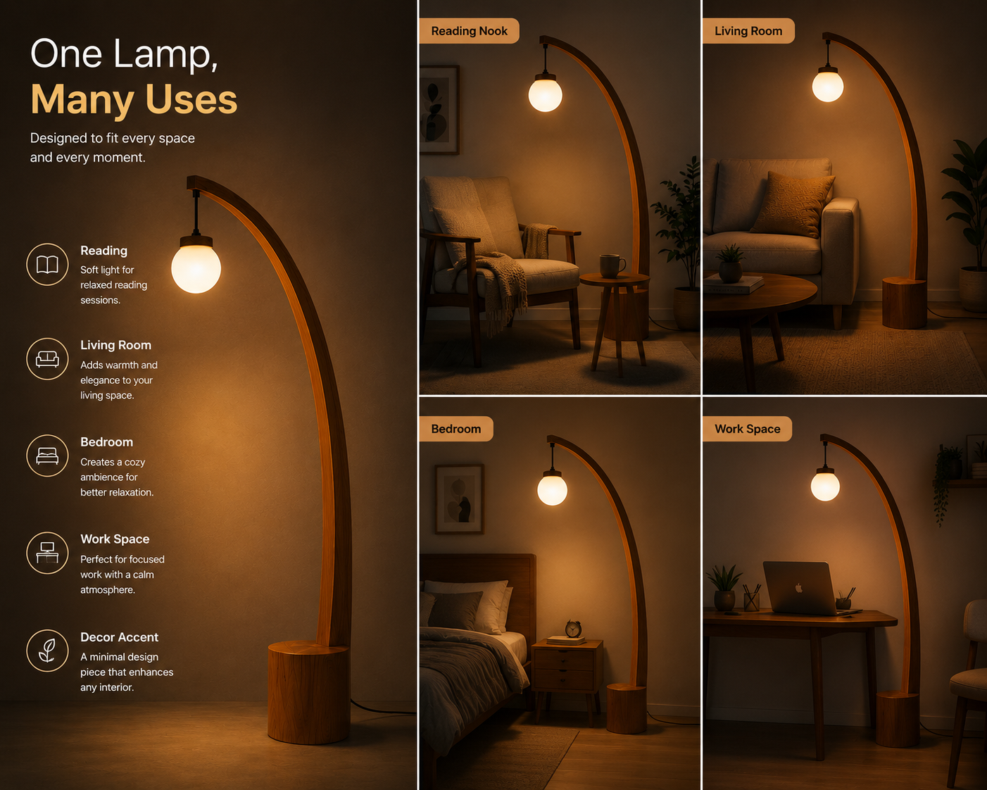 Lumen — One lamp, many rooms
