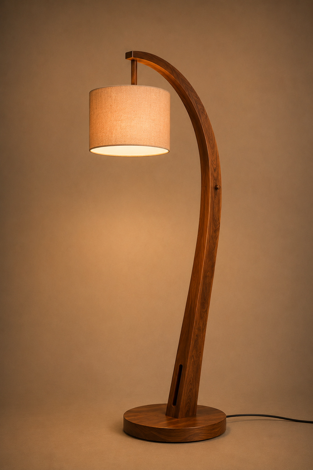 Solene — handcrafted wooden lamp