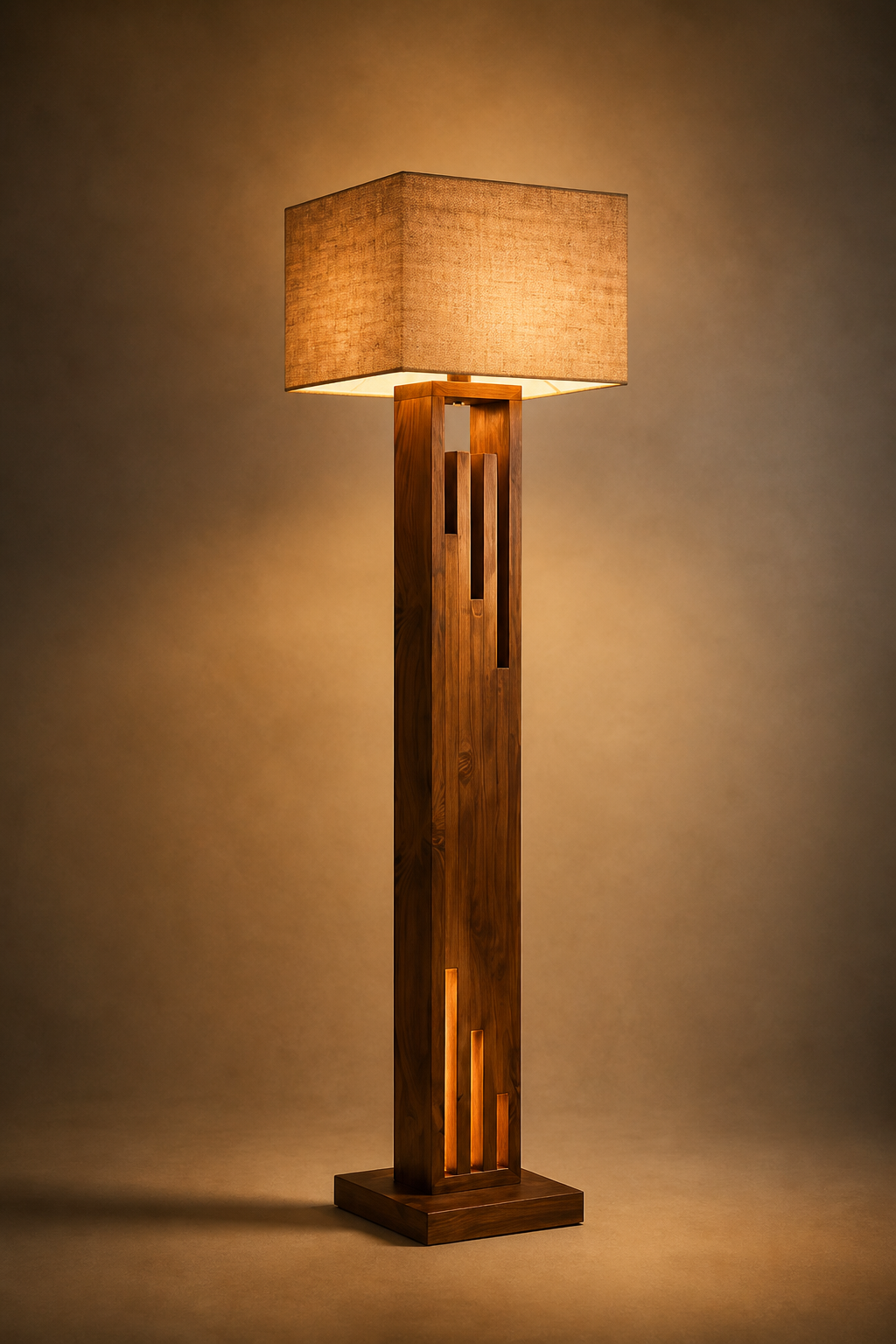 Lucent — handcrafted wooden lamp