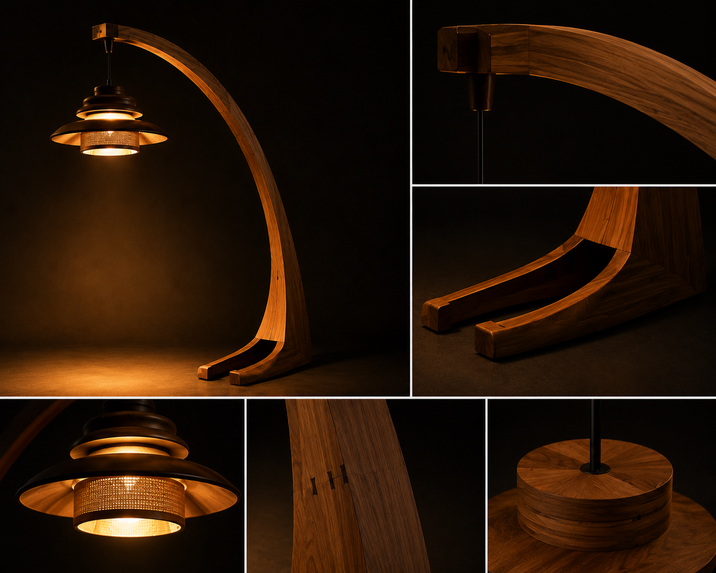 Radiance — The tiered shade and split base