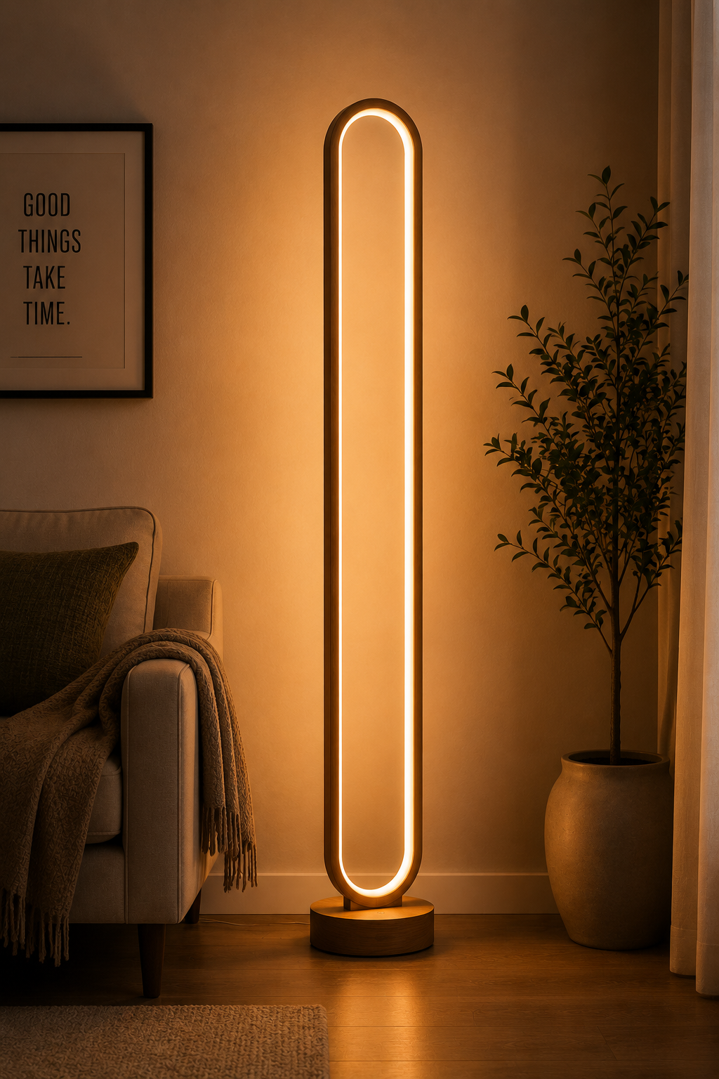Halo — handcrafted wooden lamp