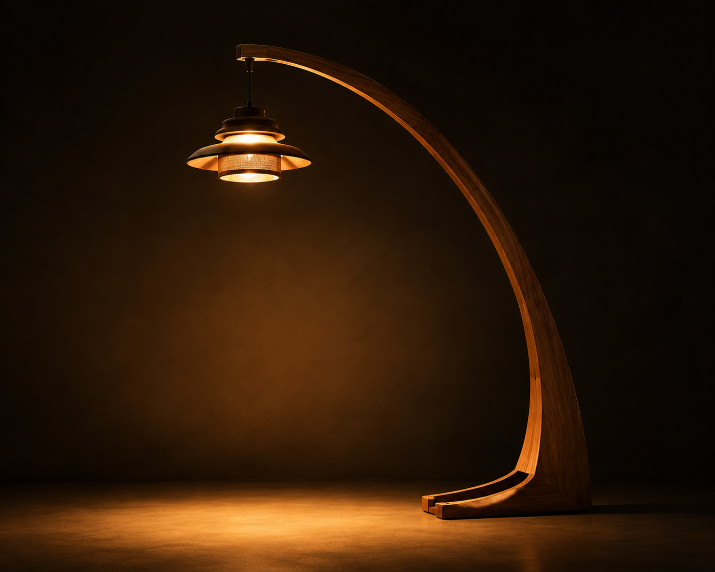 Radiance — handcrafted wooden lamp